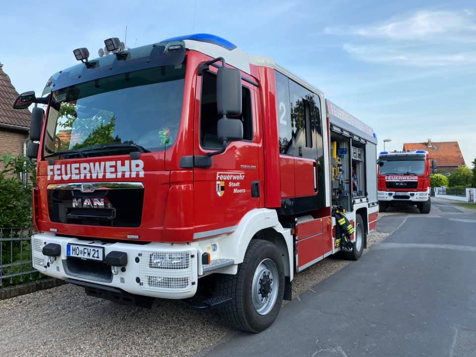 Löschzug Hülsdonk der Feuerwehr Moers läuft für ‚Bewegen hilft‘