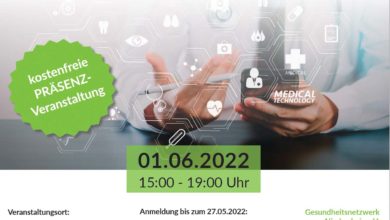 Einladung zur Veranstaltung "Innovation in Health & Care"