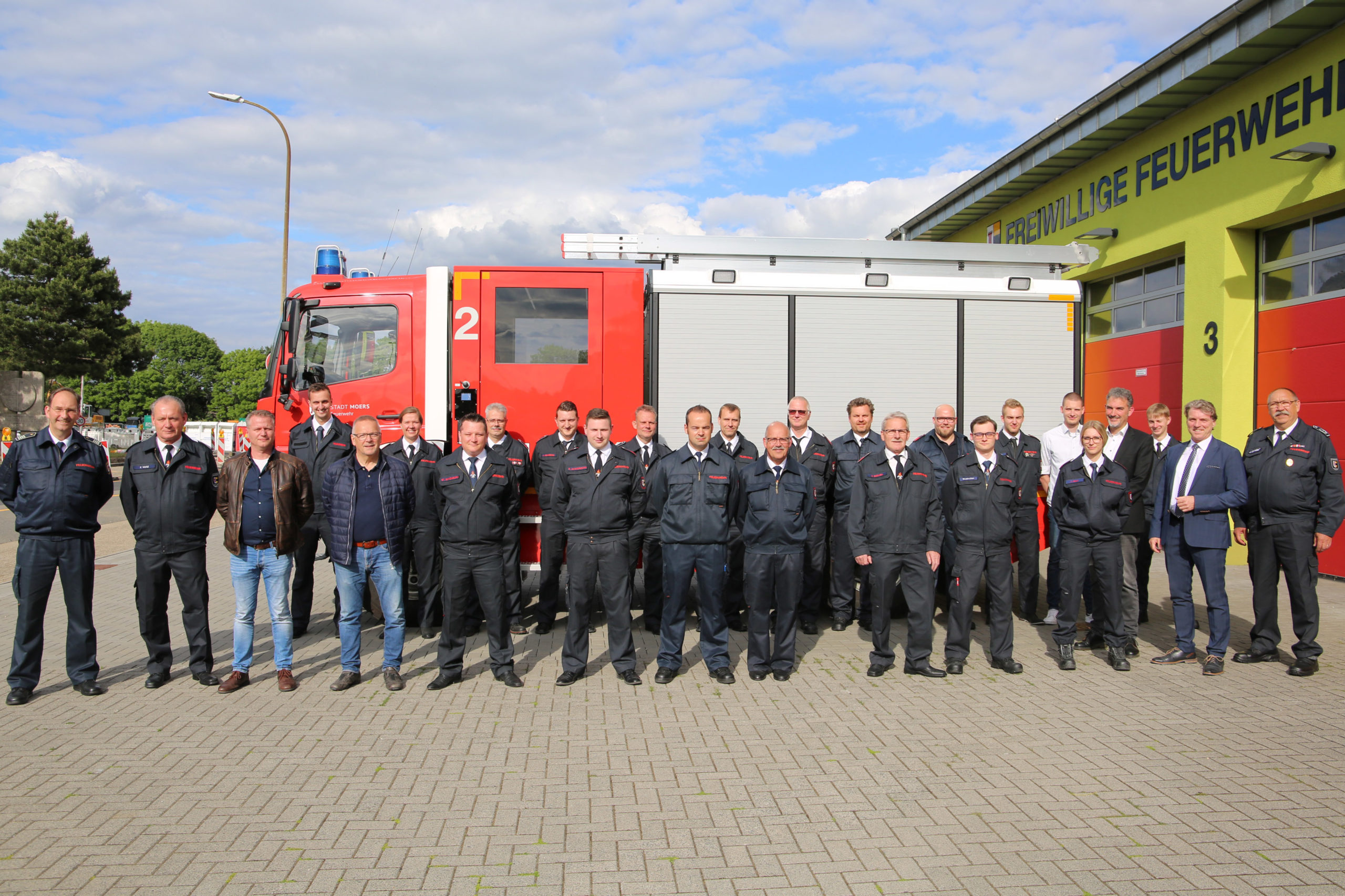 Moerser Feuerwehrleute erhalten Auszeichnung des Landes NRW