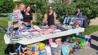 Kram- und Kindertrödelmarkt in der städtischen Kita Bunte Welt