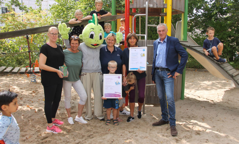 15 Jahre „Bewegungskindergarten“ Familienzentrum an der Leibnizstraße feiert Jubiläum beim Sommerfest