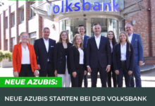 Neue Azubis starten bei der Volksbank