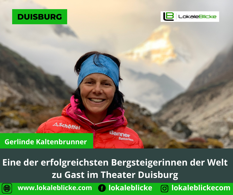 Eine der erfolgreichsten Bergsteigerinnen der Welt zu Gast im Theater Duisburg