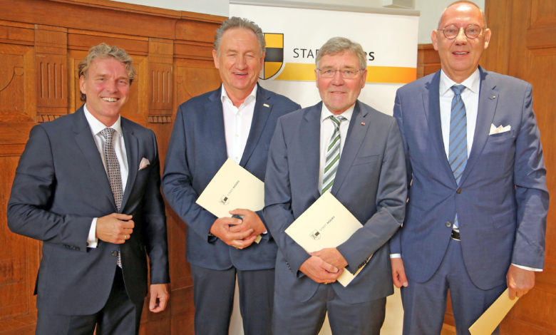 Ehrenringe für Siegmund Ehrmann, Dr. Thomas Voshaar und Elmar Welling