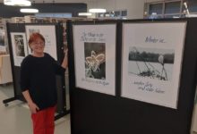 Winterweißer Niederrhein-Ausstellung von Jutta Langhoff in der Mediathek