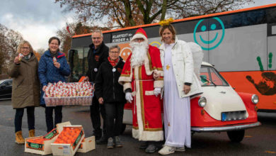 Kinder der mobilen Kindertafel freuten sich über Nikolausüberraschung