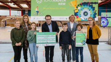 Grundschule Eick gewinnt im Landeswettbewerb ‚Schulradeln NRW‘ doppelt