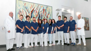 14 Studierende am Lehrkrankenhaus St. Josef