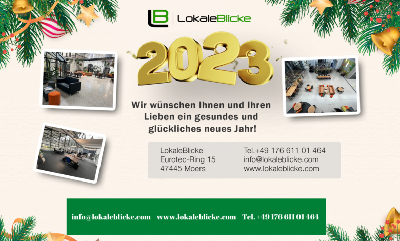Wir wünschen Ihnen und Ihren Lieben ein gesundes und glückliches neues Jahr! – www.lokaleblicke.com info@lokaleblicke.com +49 176 611 01 464 – #nachrichten #news #deutschland #moers #aktuelles #Lokaleblicke #Lokaleblicke #nachrichten #news #deutschland #germany #k #t #medien #duisburg #silvester #silvester2022