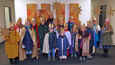 Sternsinger besuchten Bürgermeister Fleischhauer 