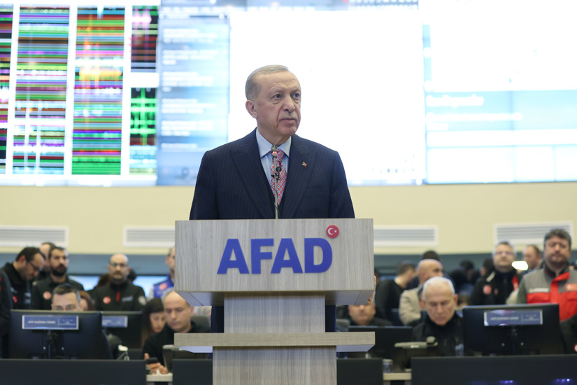 Statement des Präsidenten der Republik Türkei, Recep Tayyip ERDOĞAN, zu dem Erdbeben in der Türkei