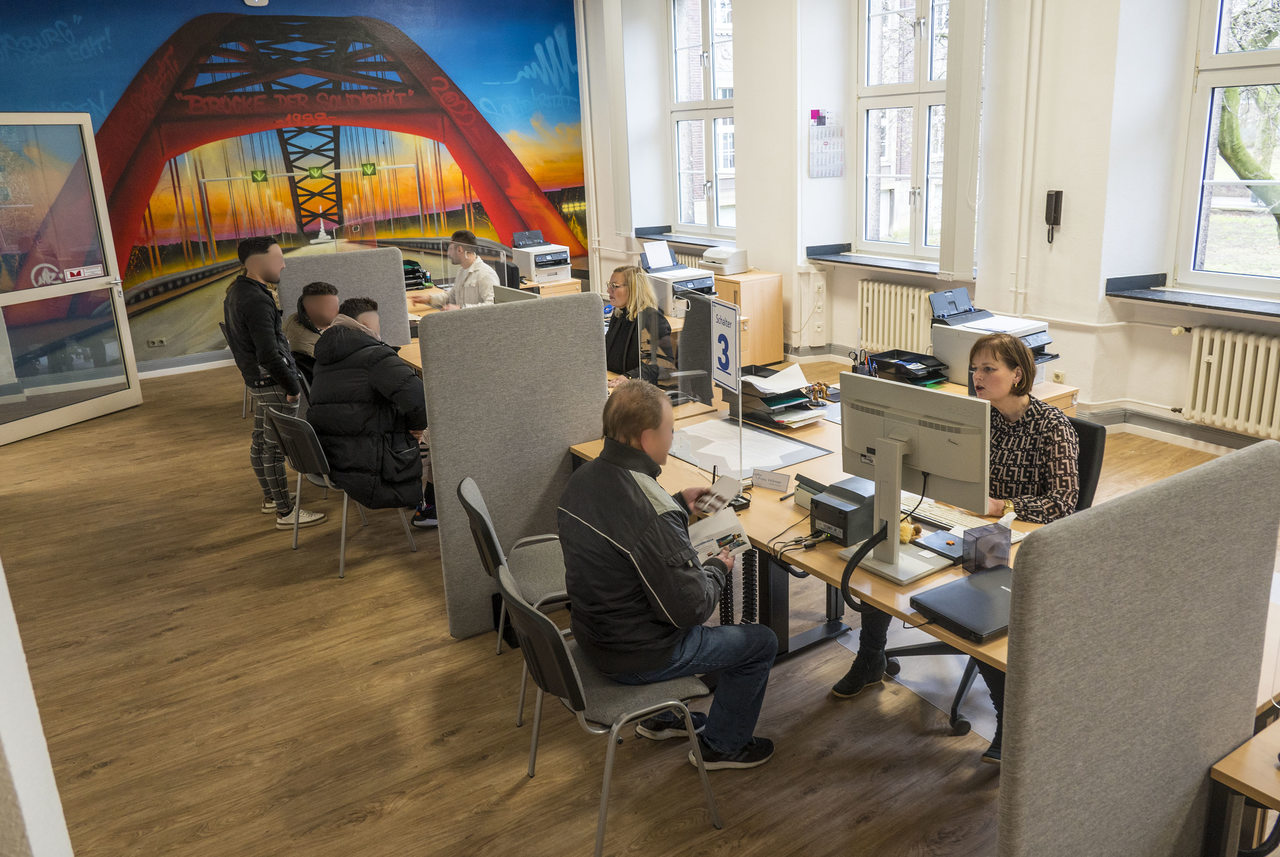 Modernisierte BürgerServiceStation Rheinhausen LokaleBlicke