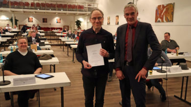 Ehrung eines langjährigen Ratsmitgliedes