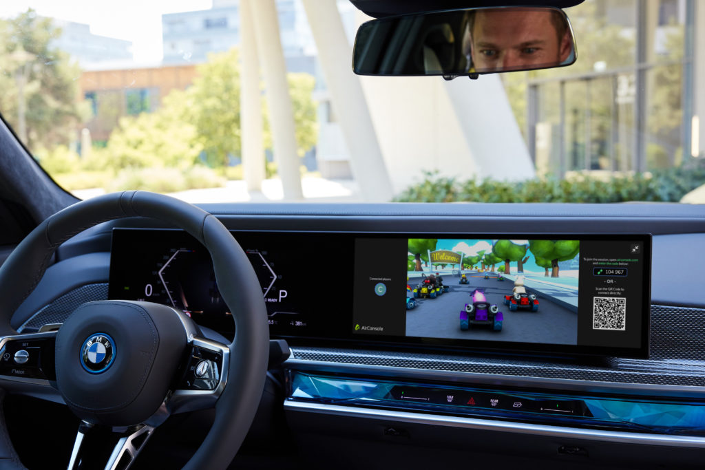 BMW Group und AirConsole rufen gemeinsamen Wettbewerb für Gaming Konzepte im Fahrzeug aus.