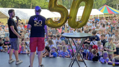 Bürgermeister Fleischhauer hat die 50. Tummelferien eröffnet