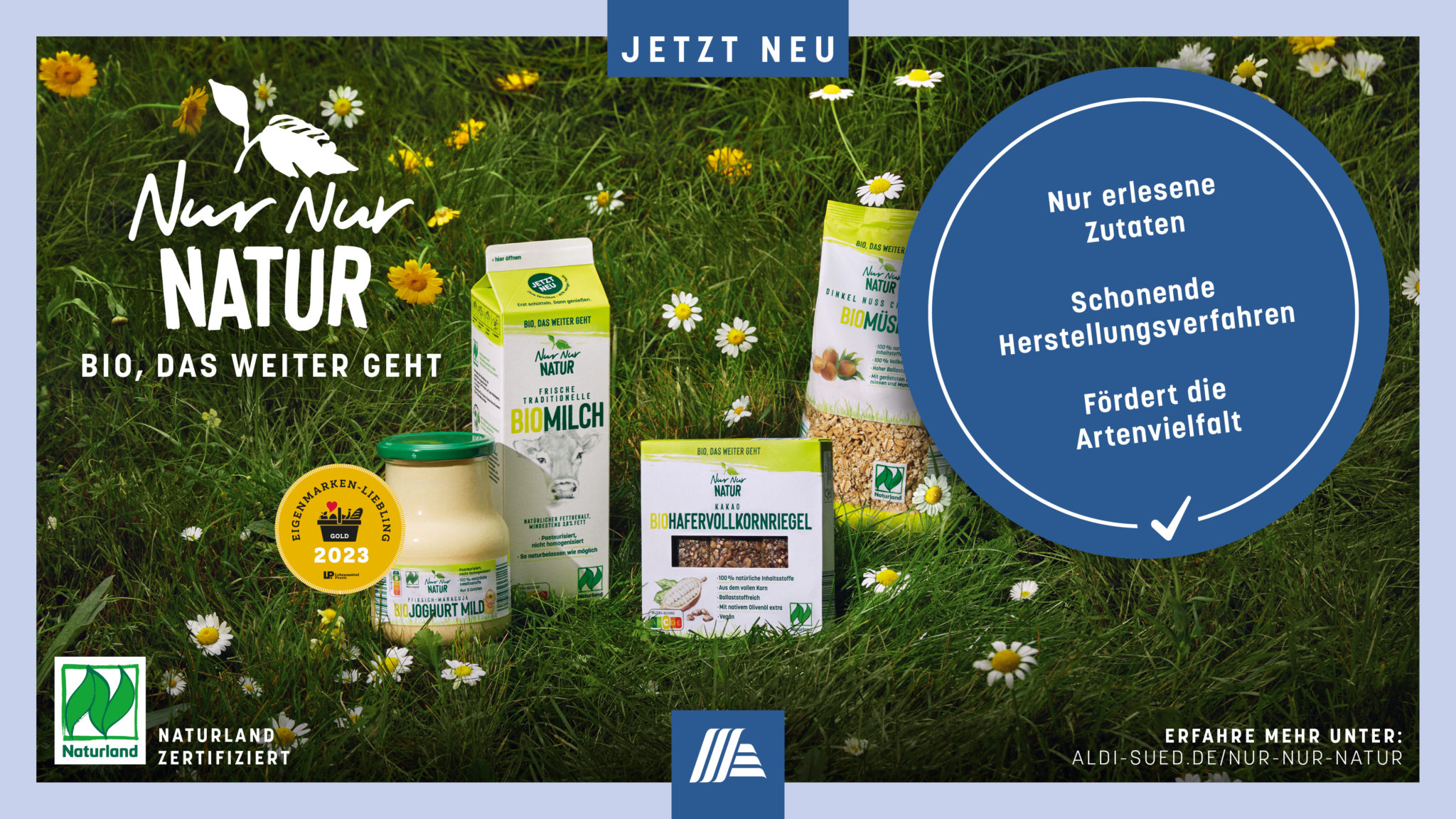 Mit ALDI kannst du’s dir leisten „Nur Nur Natur“ Produkte zum Probierpreis LokaleBlicke