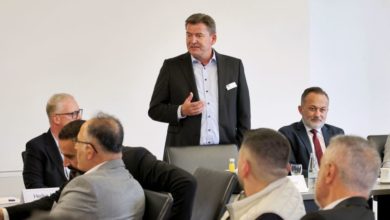 Im Austausch: Sicherheitsexperten aus Wirtschaft und Institutionen. Veranstaltungs-Foto: Niederrheinische IHK / Hendrik Grzebatzki